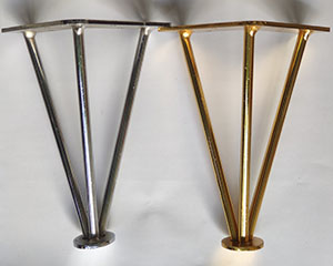 پایه فلزی مدل سه  پر میلگرد